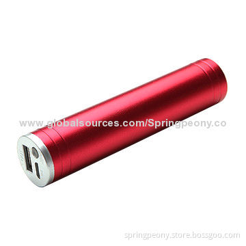 Super Miniature Travel 2,200mAh Mobile Power Bank with CE, FCC, RoHS Marks, 3-4 Hours Charging Time